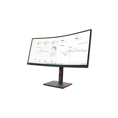 Lenovo ThinkVision T34w-30 34 ", VA, 3440 x 1440, 21:9, 4 ms, 350 cd/m , Black, 1x Thunderbolt 4 In, 1x Thunderbolt 4 Out, 4x US