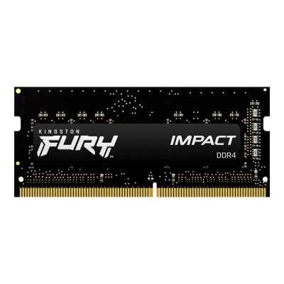 Kingston Fury Impact 16 GB, SODIMM, 3200 MHz, Notebook, Registered No, ECC No, 2x8 GB