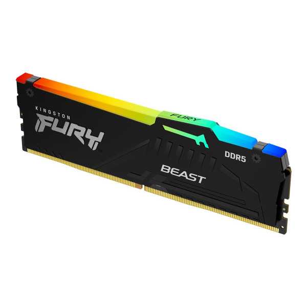 Kingston FURY Beast RGB EXPO 16 GB, DDR5, 5600 MHz, kompiuteris / serveris, registracijos numeris, ECC Nr.