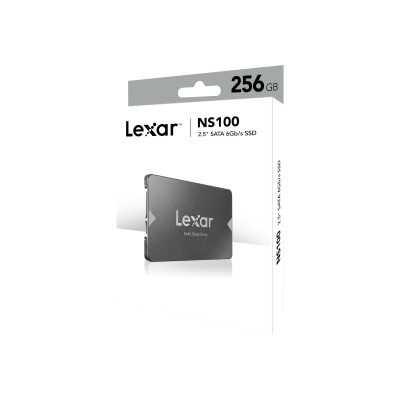 Lexar NS100 256 GB, SSD form factor 2.5", SSD interface SATA III, Write speed 510 MB/s, Read speed 520 MB/s