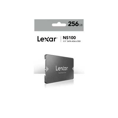 Lexar NS100 256 GB, SSD form factor 2.5", SSD interface SATA III, Write speed 510 MB/s, Read speed 520 MB/s