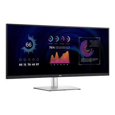 Dell Ultrawide Curved Monitor P3424WE 34 ", IPS, WQHD, 3440 x 1440, 21:9, 5 ms, 300 cd/m , Silver, Black, HDMI ports quantity 1,