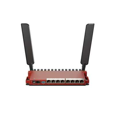 MikroTik Router L009UiGS-2HaxD-IN 802.11ax, 10/100/1000 Mbit/s, Ethernet LAN (RJ-45) ports 8, Antenna type External, 1x USB 3.0 