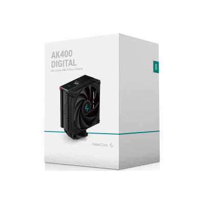 Deepcool CPU Air Cooler AK400 Zero Dark Intel, AMD