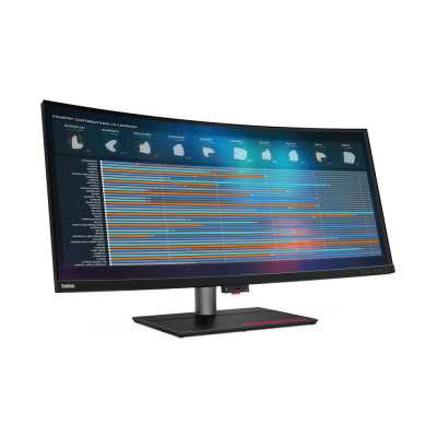 Lenovo ThinkVision P40w-20 39.7 ", IPS, WUHD, 21:9, 4 ms, 300 cd/m , Black, 75 Hz, 1x Thunderbolt 4 cable (40Gbps), DisplayPorts