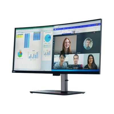 Lenovo ThinkVision P40w-20 39.7 ", IPS, WUHD, 21:9, 4 ms, 300 cd/m , Black, 75 Hz, 1x Thunderbolt 4 cable (40Gbps), DisplayPorts