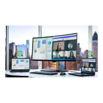 Lenovo ThinkVision P40w-20 39.7 ", IPS, WUHD, 21:9, 4 ms, 300 cd/m , Black, 75 Hz, 1x Thunderbolt 4 cable (40Gbps), DisplayPorts