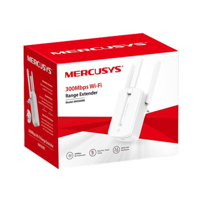 Mercusys Wi-Fi Range Extender MW300RE 802.11n, 2.4GHz, 300 Mbit/s, Antenna type 3xExternal