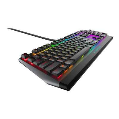 Dell AW510K Mechanical Gaming Keyboard, RGB LED light, EN, Dark Gray, Wired