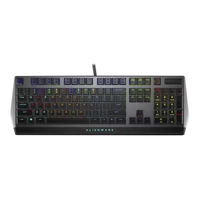 Dell AW510K Mechanical Gaming Keyboard, RGB LED light, EN, Dark Gray, Wired