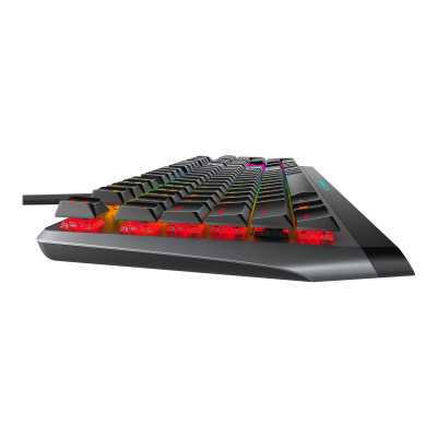 Dell AW510K Mechanical Gaming Keyboard, RGB LED light, EN, Dark Gray, Wired