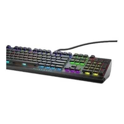 Dell AW510K Mechanical Gaming Keyboard, RGB LED light, EN, Dark Gray, Wired