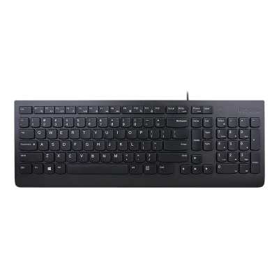 Lenovo Essential Wired Keyboard - US Euro Black