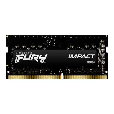 Kingston Fury Impact 16 GB, SODIMM, 2666 MHz, Notebook, Registered No, ECC No, 2x8 GB