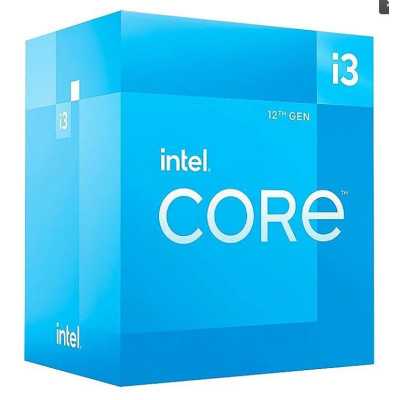 CPU|INTEL|Desktop|Core i3|i3-12100F|Alder Lake|3300 MHz|Cores 4|12MB|Socket LGA1700|58 Watts|BOX|BX8071512100FSRL63