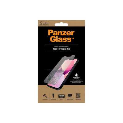 PanzerGlass Clear Screen Protector, Apple, iPhone 13 Mini, Tempered glass