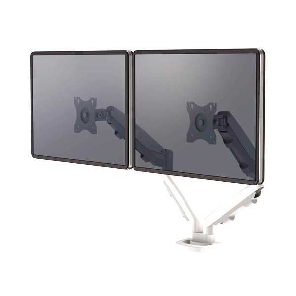 MONITOR ACC ARM DUAL EPPA/WHITE 9683501 FELLOWES