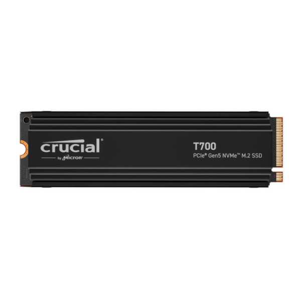 SSD| CRUCIAL |T700|4TB|M.2|PCIE|NVMe|TLC|Rašymo greitis 11800 MB/sek|Nuskaitymo greitis 12400MB/sek|TBW TB |CT4000T700SSD5