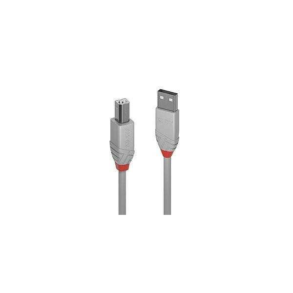 CABLE USB2 A-B 5M/ANTHRA GREY 36685 LINDY