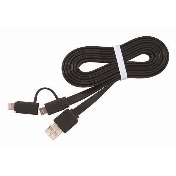 KABELINIS ŽAIBAS + MICRO USB TO/AM 1M CC-USB2-AMLM2-1M GEMBIRD