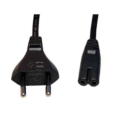 Cablexpert Power cord (C7), VDE approved Power plug type C