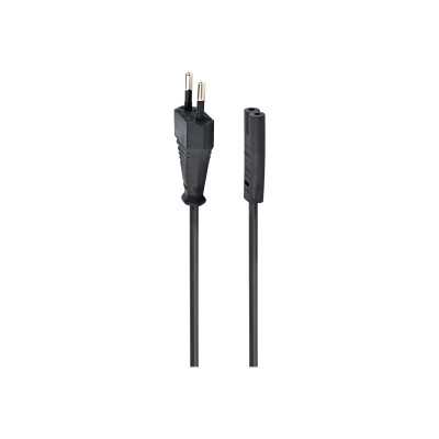 Cablexpert Power cord (C7), VDE approved Power plug type C