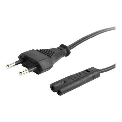 Cablexpert Power cord (C7), VDE approved Power plug type C