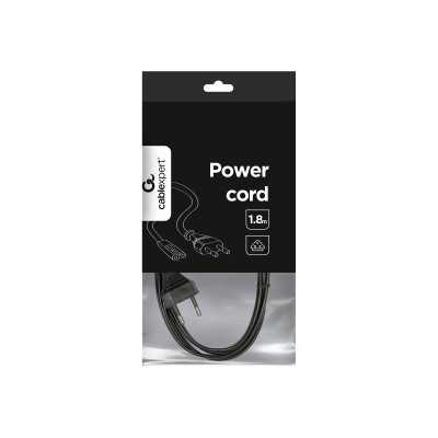 Cablexpert Power cord (C7), VDE approved Power plug type C