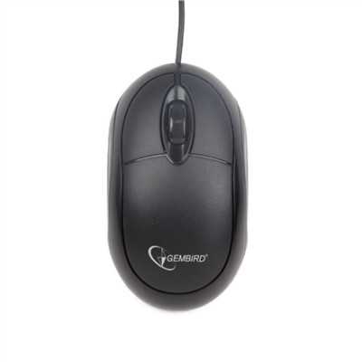 Gembird MUS-U-01 Wired Optical USB mouse Black