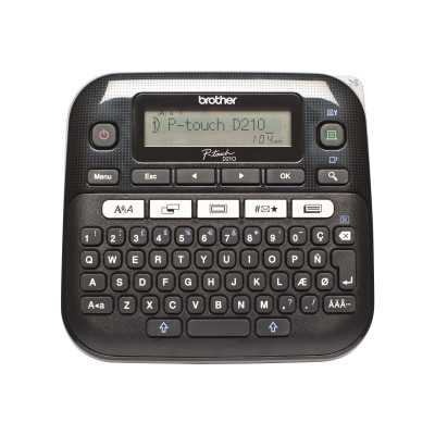 Brother PT-D210VP Thermal Label Printer Black