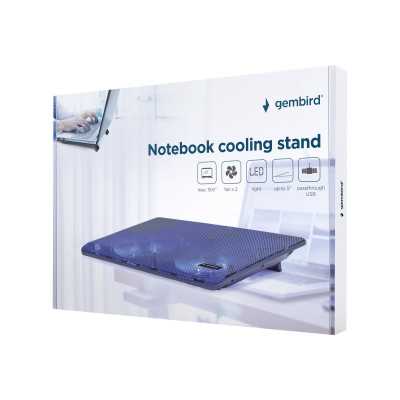 Gembird Notebook Cooling Stand NBS-2F15-05 Fits up to size 15.6 "