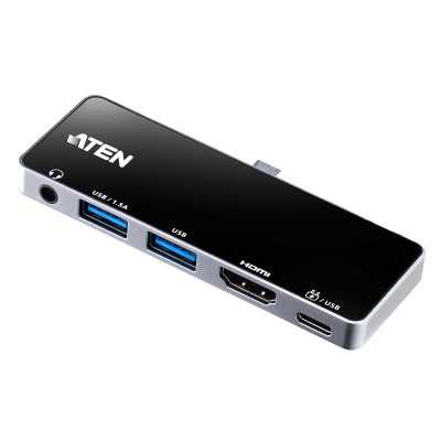 Aten UH3238 USB-C Travel Dock with Power Pass-Through Aten USB-C Travel Dock with Power Pass-Through UH3238-AT Dock