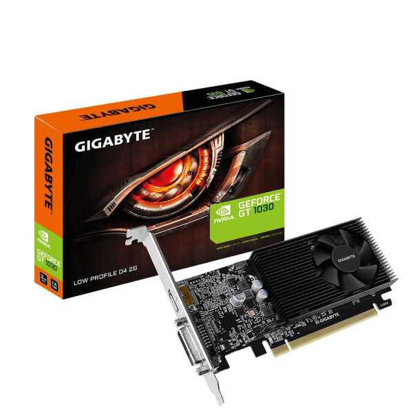 Vaizdo plokštė|GIGABYTE|NVIDIA GeForce GT 1030|2 GB|64 bitų|PCIE 3.0 16x|GDDR4|Atmintis 2100 MHz | GPU 1177 MHz | Vieno lizdo ve