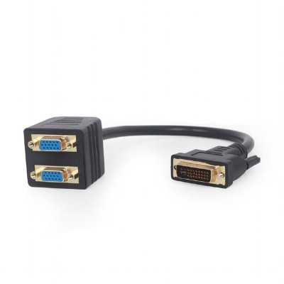 CABLE SPLITTER DVI TO DUAL VGA/A-DVI-2VGA-01 GEMBIRD