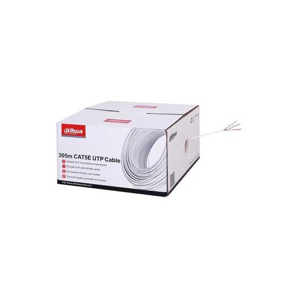 CABLE CAT5E UTP 305M WHITE/PFM920I-5EU-C DAHUA