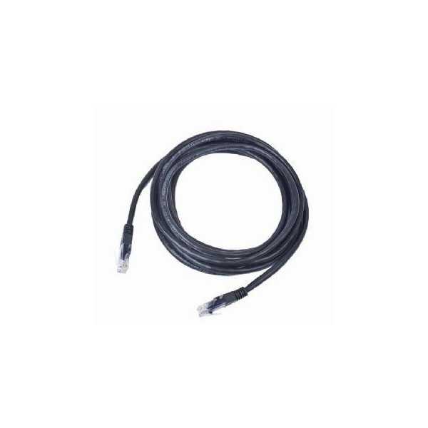 PATCH CABLE CAT5E UTP 1M / BLACK PP12-1M / BK GEMBIRD