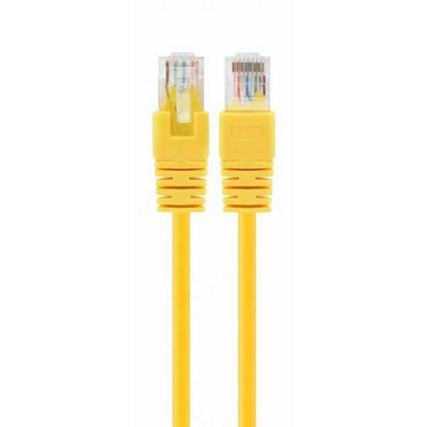 PATCH CABLE CAT5E UTP 5M / YELLOW PP12-5M / Y GEMBIRD