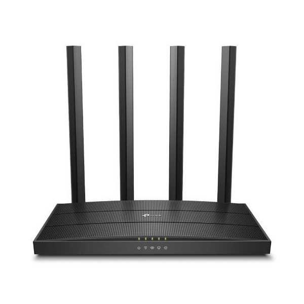 Wireless Router|TP-LINK|Wireless Router|1200 Mbps|Wi-Fi 5|1 WAN|4x10/100/1000M|Number of antennas 4|ARCHERC6V4