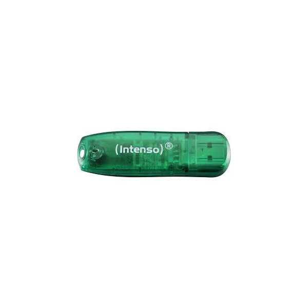 MEMORY DRIVE FLASH USB2 8GB/GREEN 3502460 INTENSO