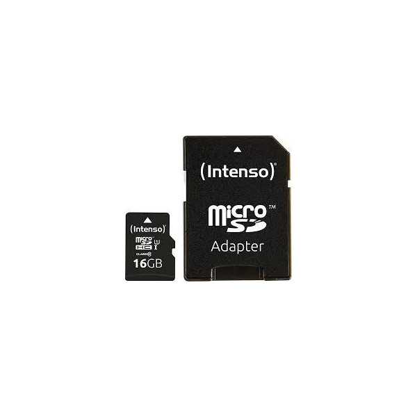 MEMORY MICRO SDHC 16GB UHS-I/W/ADAPTER 3423470 INTENSO