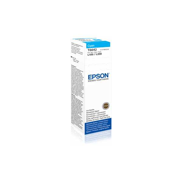 Epson T6642 Rašalo butelis 70ml Rašalo kasetė Žydra spalva