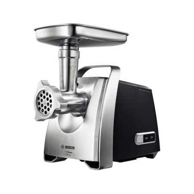 Bosch Meat mincer MFW68660 Black Throughput (kg/min) 4.3 Kebbe, Sausage horn, Fruit press, Shredding Attachment, 4 barrels