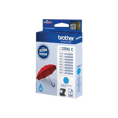 Brother LC-225XLC Ink Cartridge Cyan