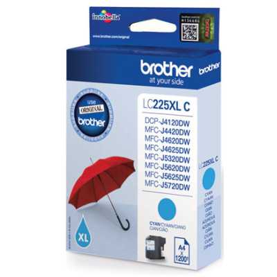 Brother LC-225XLC Ink Cartridge Cyan