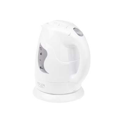 Adler Kettle AD 08 Standard 850 W 1 L Plastic 360 rotational base White