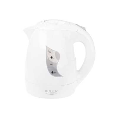 Adler Kettle AD 08 Standard 850 W 1 L Plastic 360 rotational base White