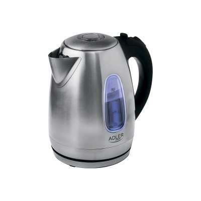 Adler Kettle AD 1223 Standard 2200 W 1.7 L Stainless steel 360 rotational base Stainless steel