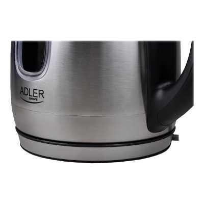 Adler Kettle AD 1223 Standard 2200 W 1.7 L Stainless steel 360 rotational base Stainless steel