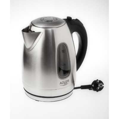 Adler Kettle AD 1223 Standard 2200 W 1.7 L Stainless steel 360 rotational base Stainless steel