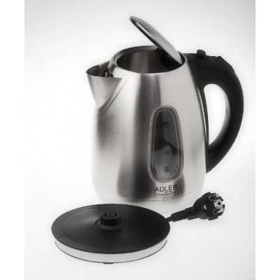 Adler Kettle AD 1223 Standard 2200 W 1.7 L Stainless steel 360 rotational base Stainless steel